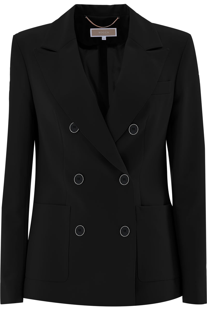Double-breasted jacket with a tight cut - Jacket CORA