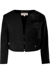 Crop jacket with round neckline - Jacket VALNA