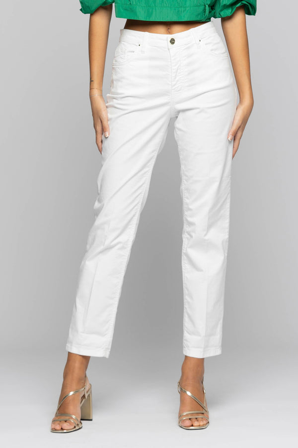 High-waisted straight-leg trousers - Trousers GRANT