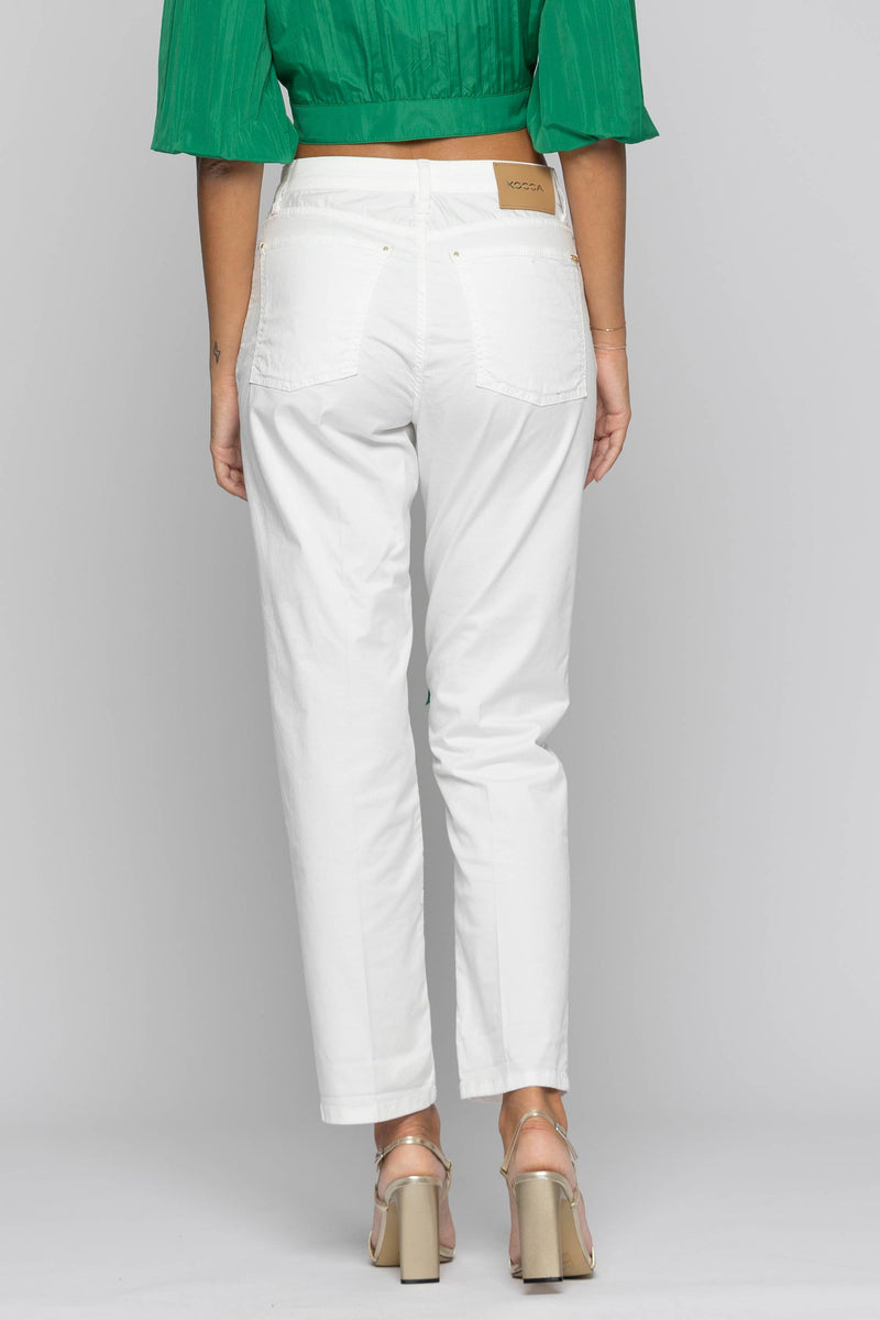 High-waisted straight-leg trousers - Trousers GRANT
