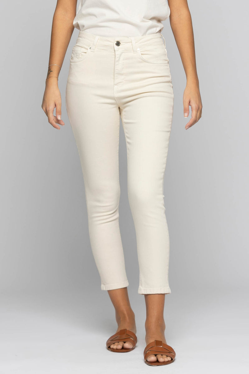 Stretch cotton skinny trousers - Trousers OCEANE