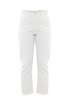 Straight-leg jeans with frayed hems - Trousers PAULINE
