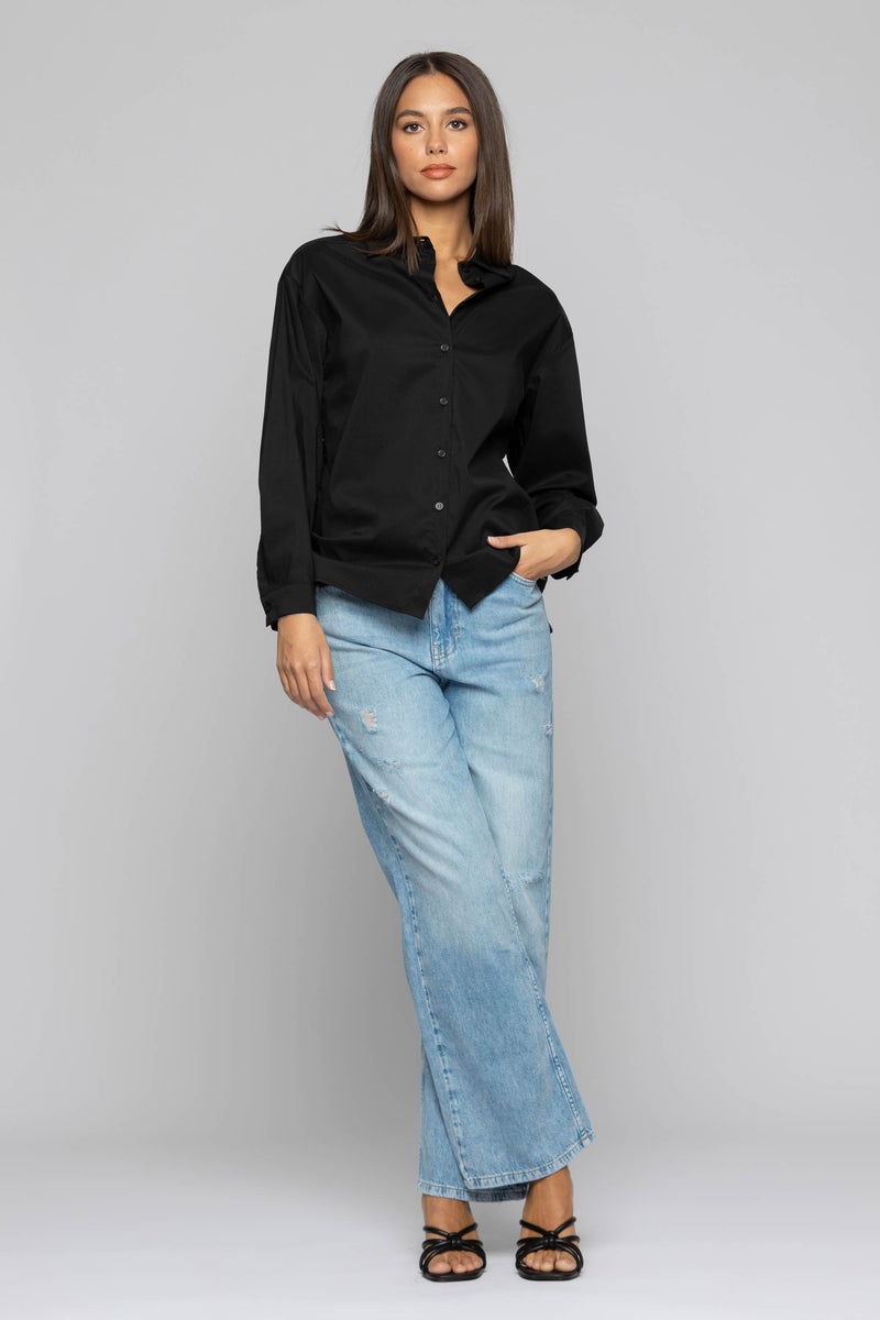 Jeans effetto used con strappi sulle gambe - Pantalone Denim ODETTA