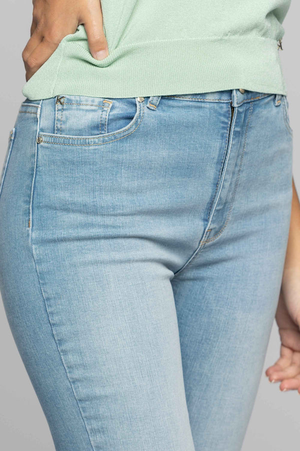 Distressed straight-leg jeans - Jeans NICOLAS