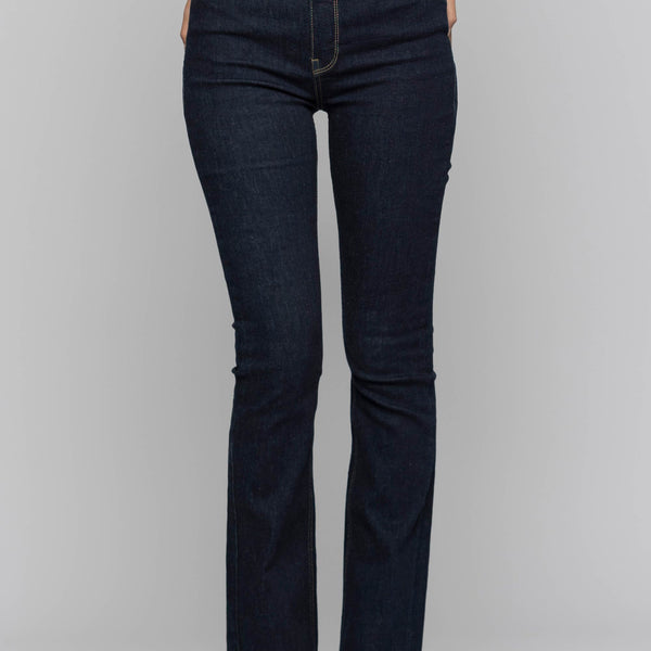 Straight leg jeans with contrasting stitching Jeans NICOLAS Kocca