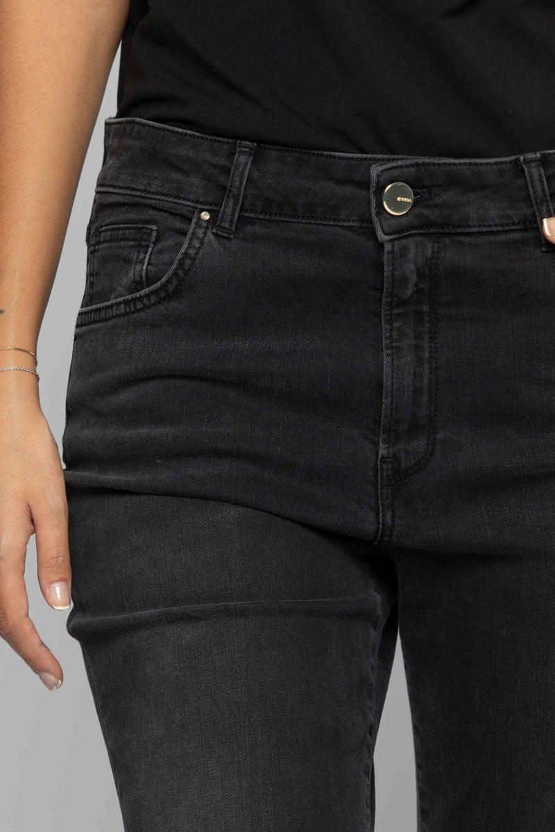 Jeans dritti con risvolto - Pantalone Denim GRANT