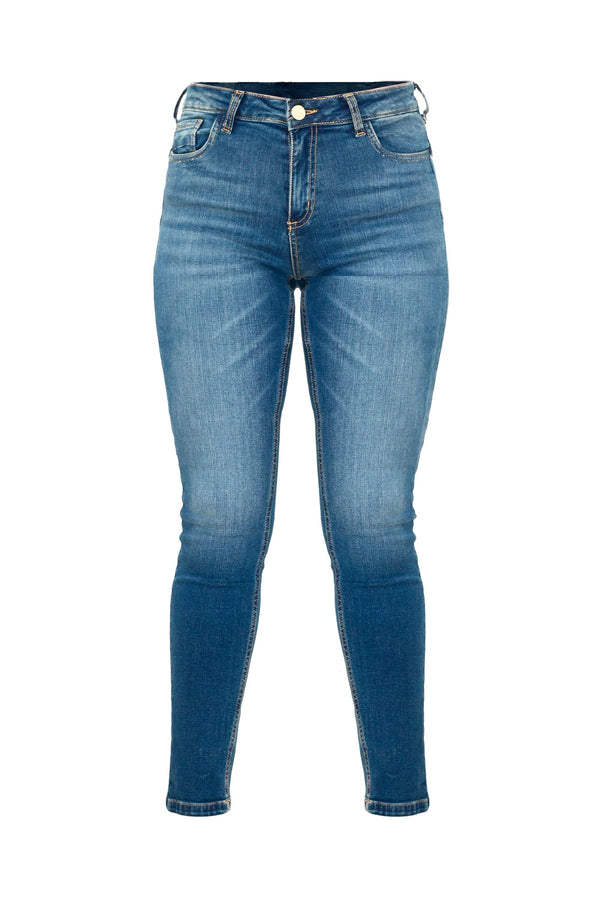 Jeans skinny a vita alta - Pantalone Denim BACKUP