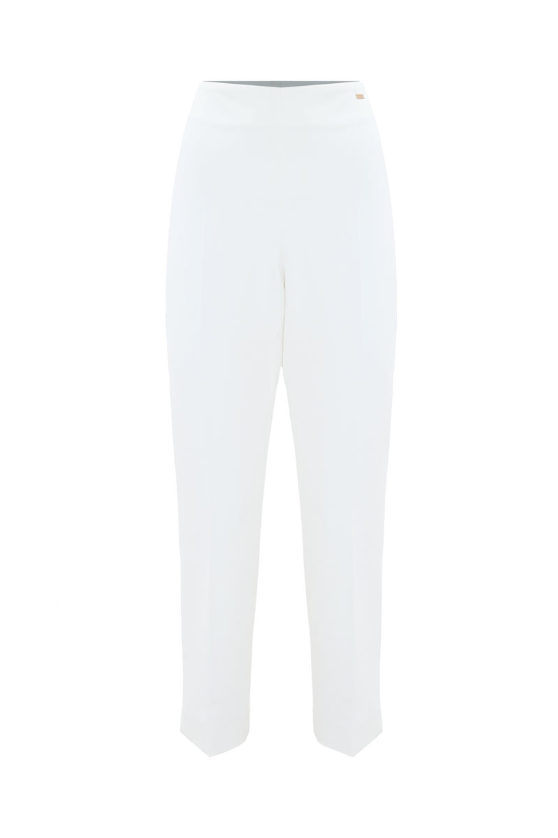 High-waisted straight-leg trousers with pleats - Trousers CILITH