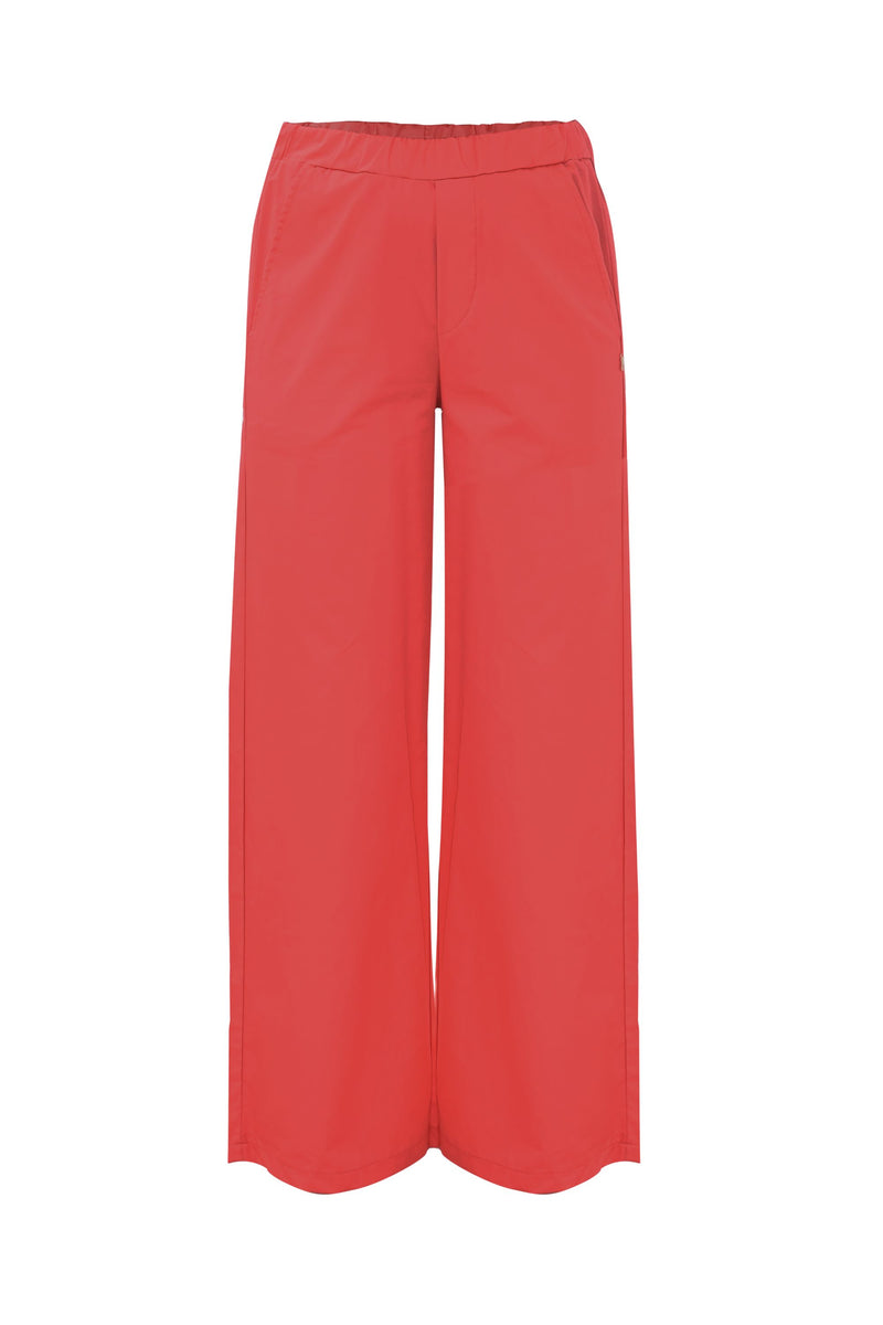 Wide-leg trousers with pockets and an elasticated waistband - Trousers ENARETH