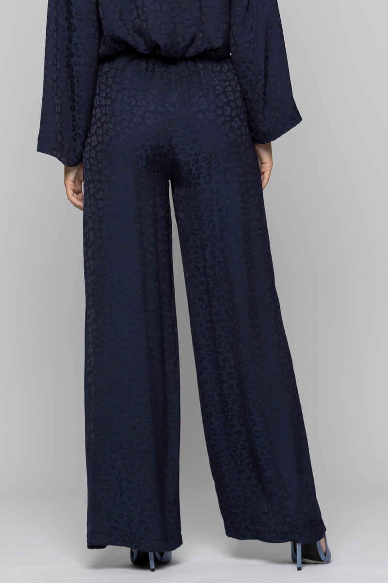 Animal print trousers with an elasticated waistband - Trousers IFREDO