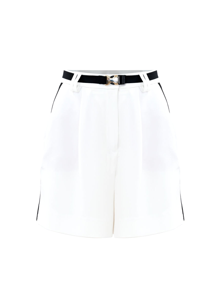 Shorts with contrasting details on the sides - Short BIKGOR