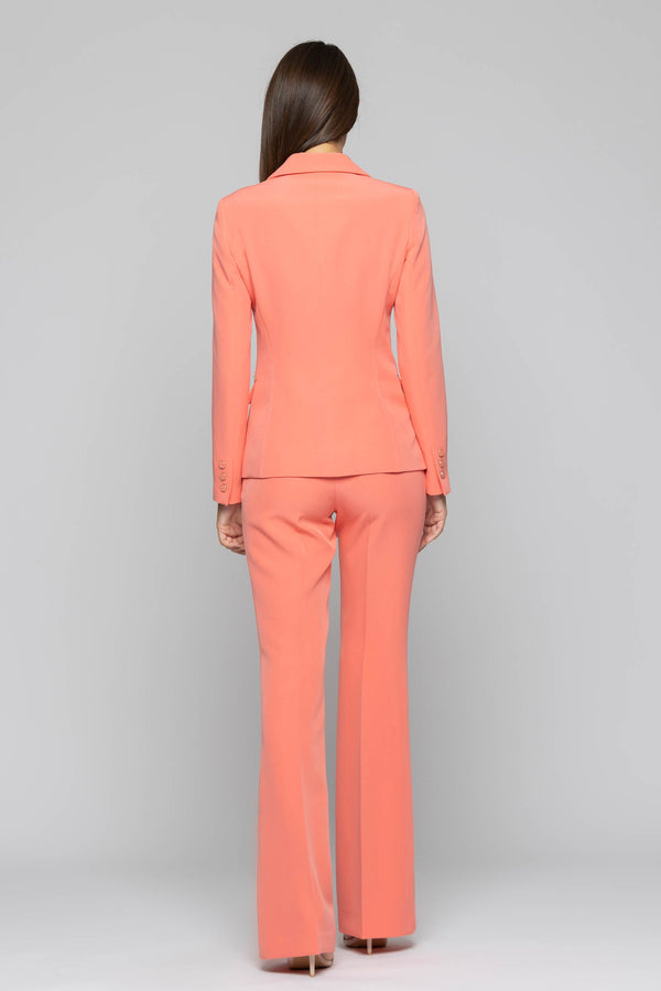 Elegant trouser suit with double-breasted jacket - Suit Jacket-Trousers BIJAL
