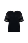 Embroidered T-shirt with sequins and beads - T-shirt PIRATIRA
